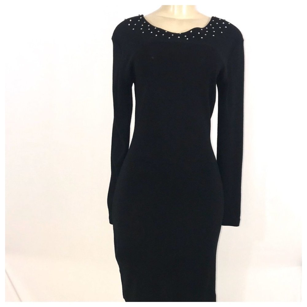 Outlander Studio Black Sweater Dress Small